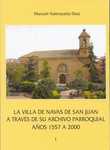 portada La Villa De Navas De San Juan Anos 1557 a 2000